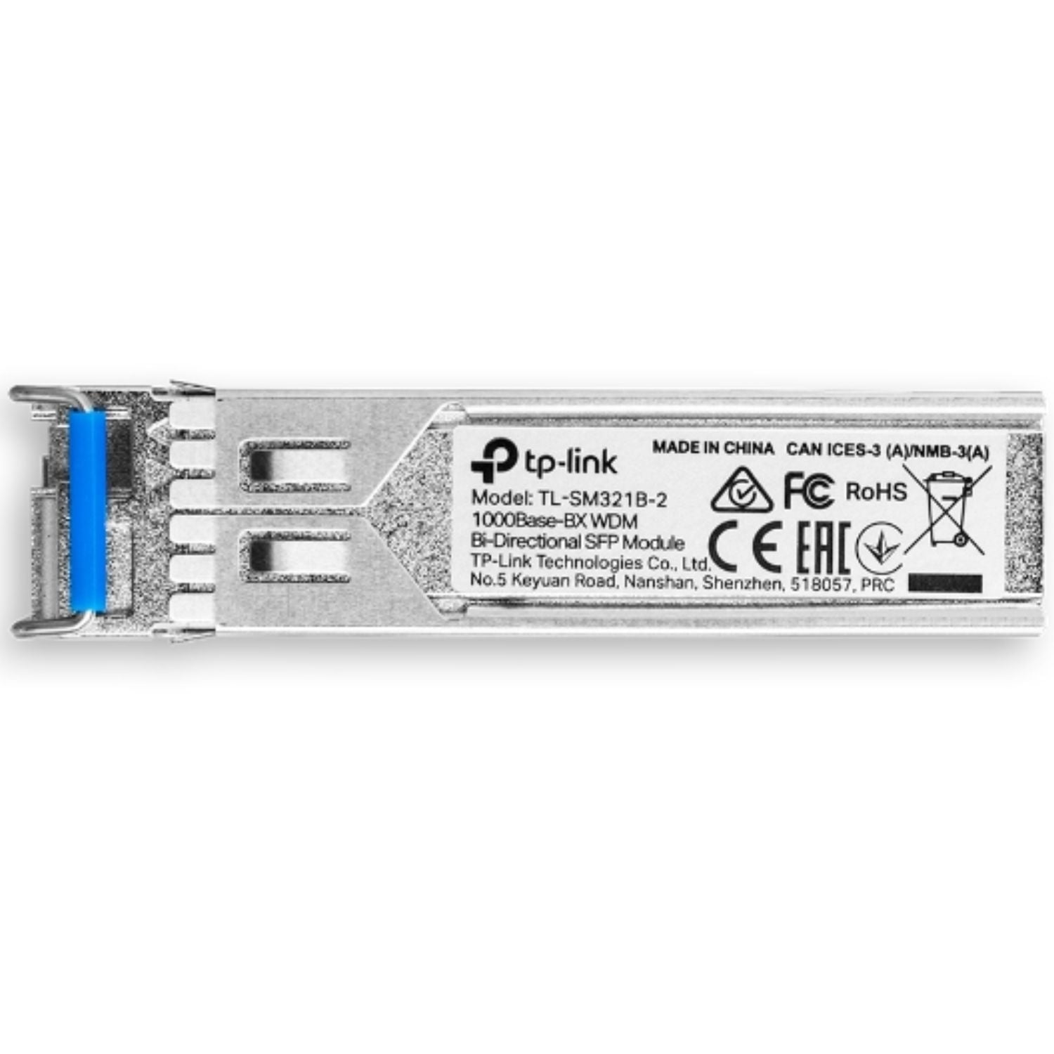 TP-Link TL-SM321B-2 BiDi SFP Module - 2km Gigabit Fiber Optic Transceiver