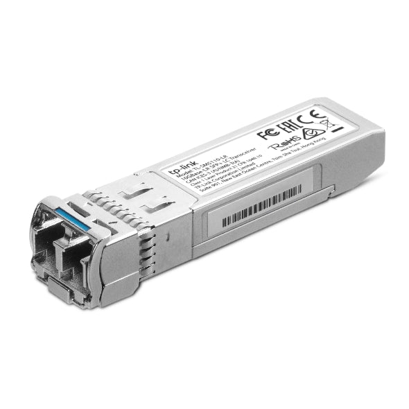 TP-Link TL-SM5110-LR 10GBase-LR SFP+ LC Transceiver Hot-Pluggable, Supports Digital Diagnostic Monitoring, SFP