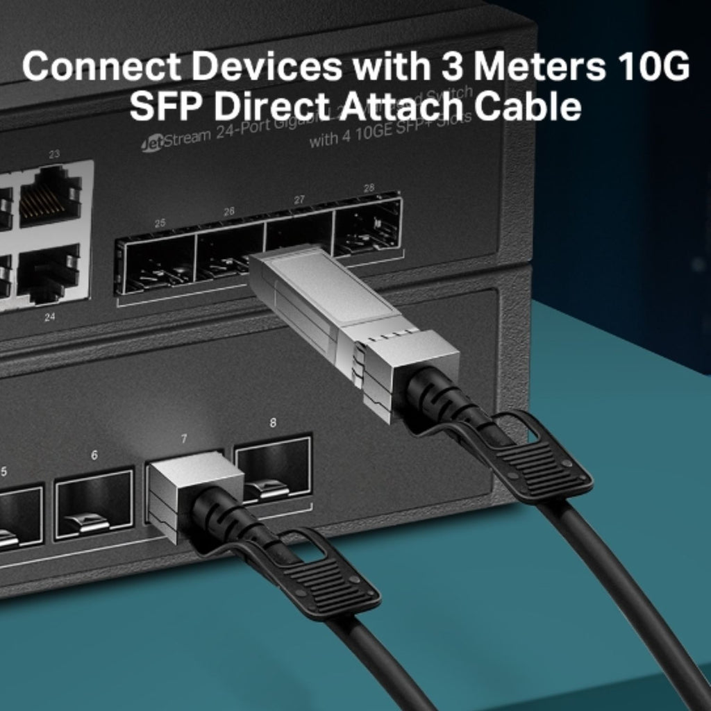 TP-Link 3M 10G SFP+ Direct Attach Cable - TL-SM5220-3M