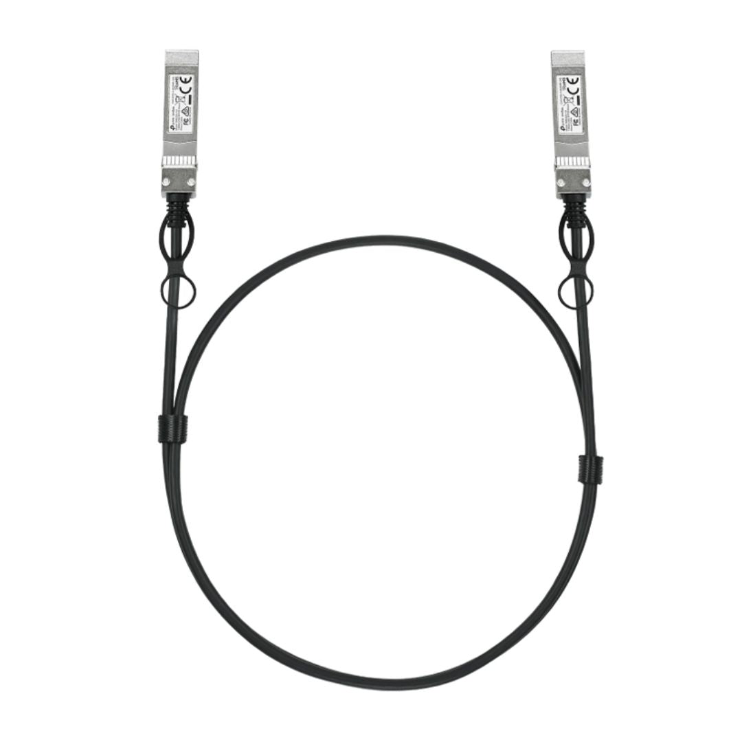TP-Link SM6220-1M Omada 1 Meter 25G SFP28 Direct Attach Cable,  Up to 1 m Distance, Support data rate of 25Gbps and 10Gbps, Compatible with 25G SFP28 TP-LINK