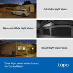 TC41 2K Outdoor Pan/Tilt WiFi Security Camera | Full-Color Night Vision TP-LINK