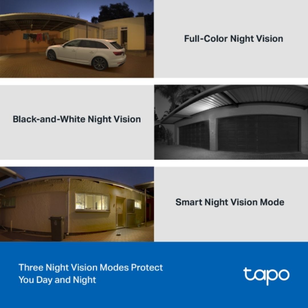 TC41 2K Outdoor Pan/Tilt WiFi Security Camera | Full-Color Night Vision TP-LINK
