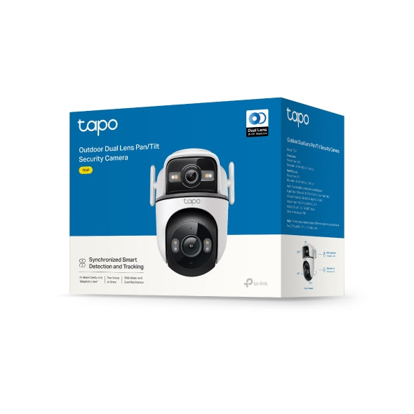 TP-Link Tapo TC47 2K Dual Lens Outdoor Pan/Tilt Security Camera