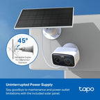 TP-Link Tapo TC80 Solar Security Camera Kit - Wire-Free Outdoor Monitoring