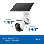 TP-Link Tapo TC90 Solar Pan/Tilt 2K Wireless Outdoor Security Camera TP-LINK