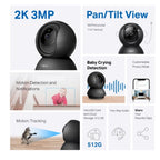TP-Link Tapo C211 2K Pan/Tilt Wi-Fi Home Security Camera