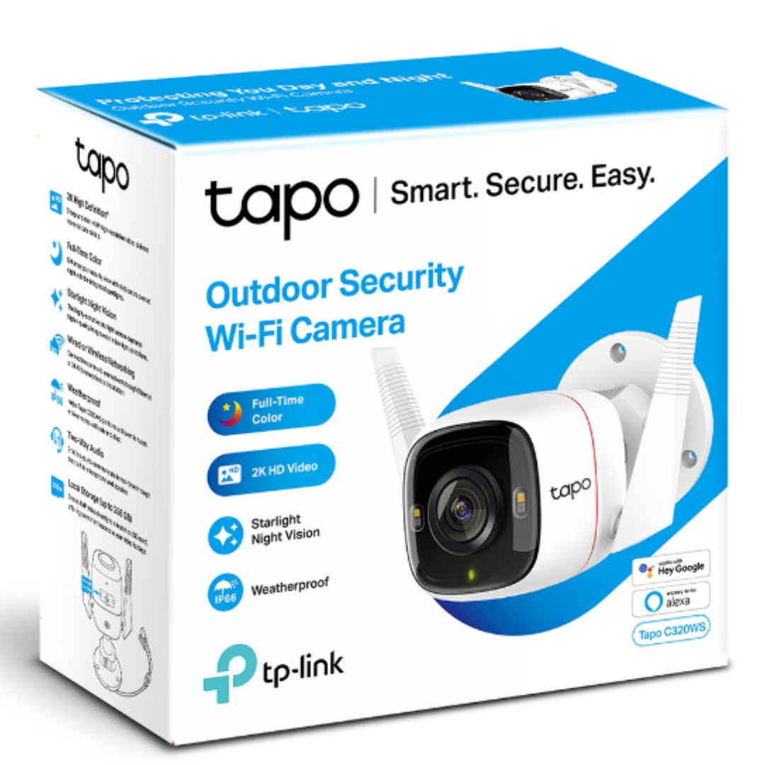 TP-Link Tapo C320WS 4MP Outdoor Wi-Fi Security Camera - Color Night Vision TP-LINK