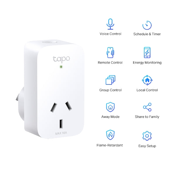 Tapo P110 Mini Smart Plug - Wi-Fi, Energy Monitor TP-LINK