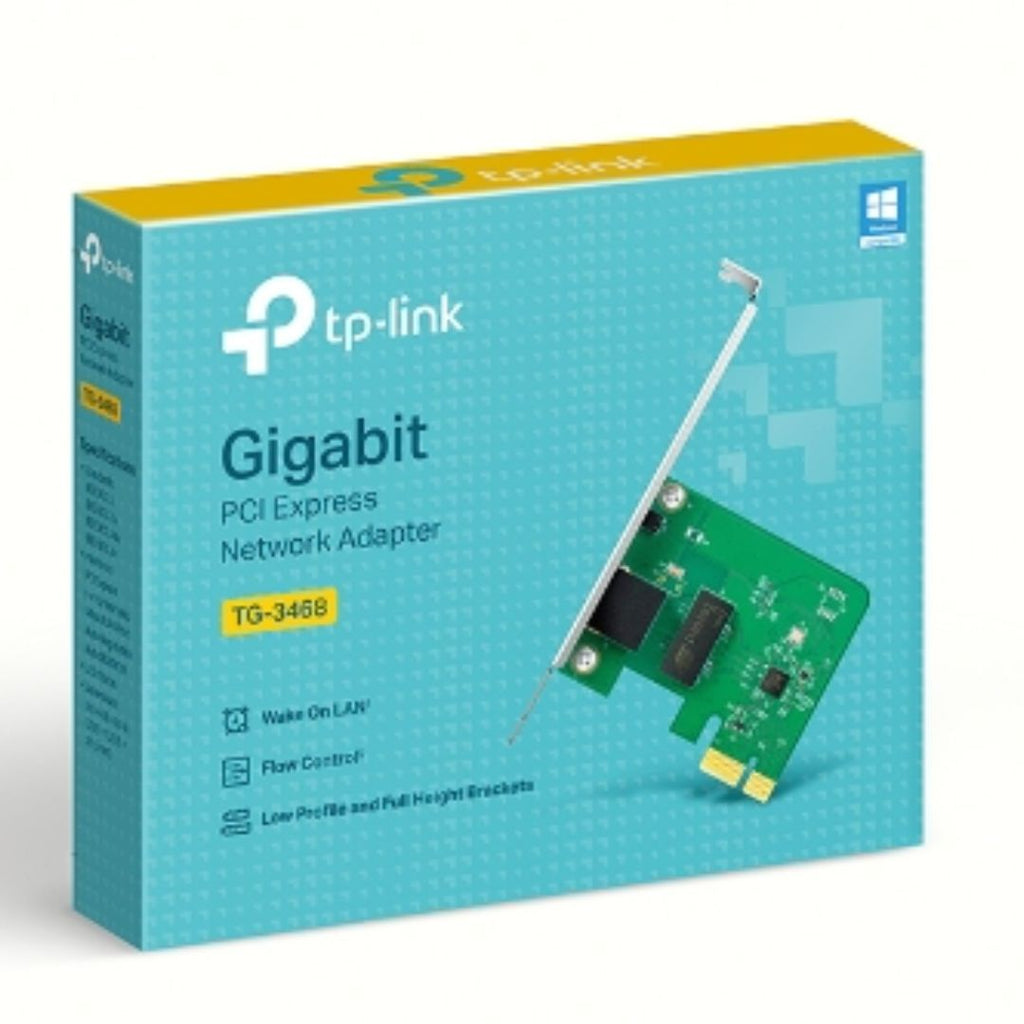 Gigabit Ethernet PCIe Network Adapter - Fast PC Internet