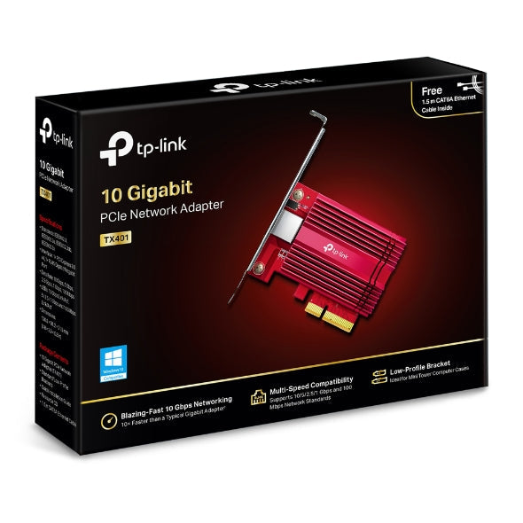 TP-Link TX401 10Gbps PCIe Network Card for Ultra-Fast Internet TP-LINK