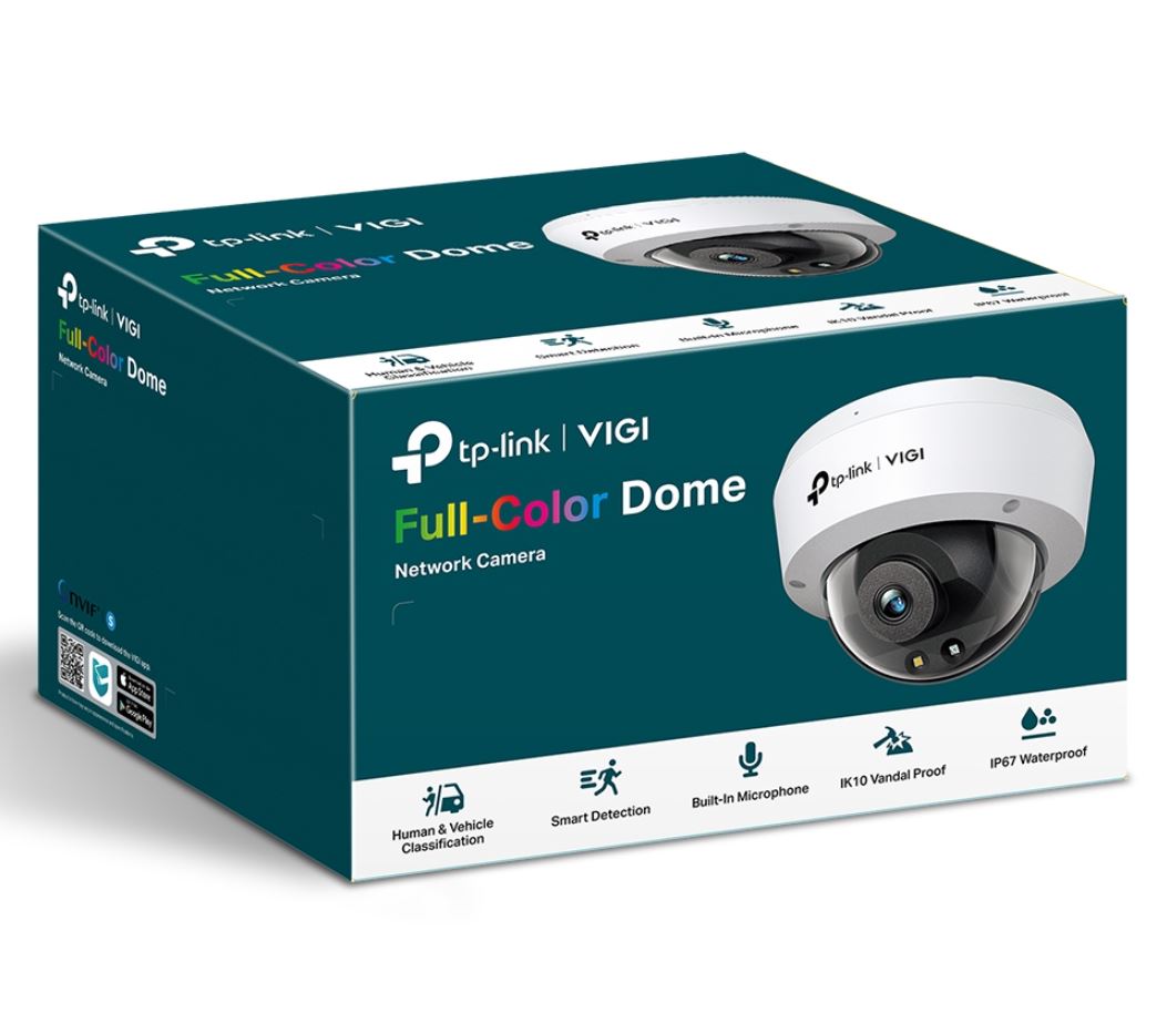 VIGI C250 5MP Full-Color Vandal-Proof PoE Dome Camera TP-LINK
