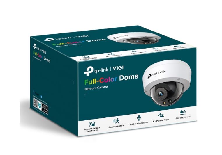 VIGI 5MP Full-Colour Dome Security Camera | 24/7 Vision TP-LINK