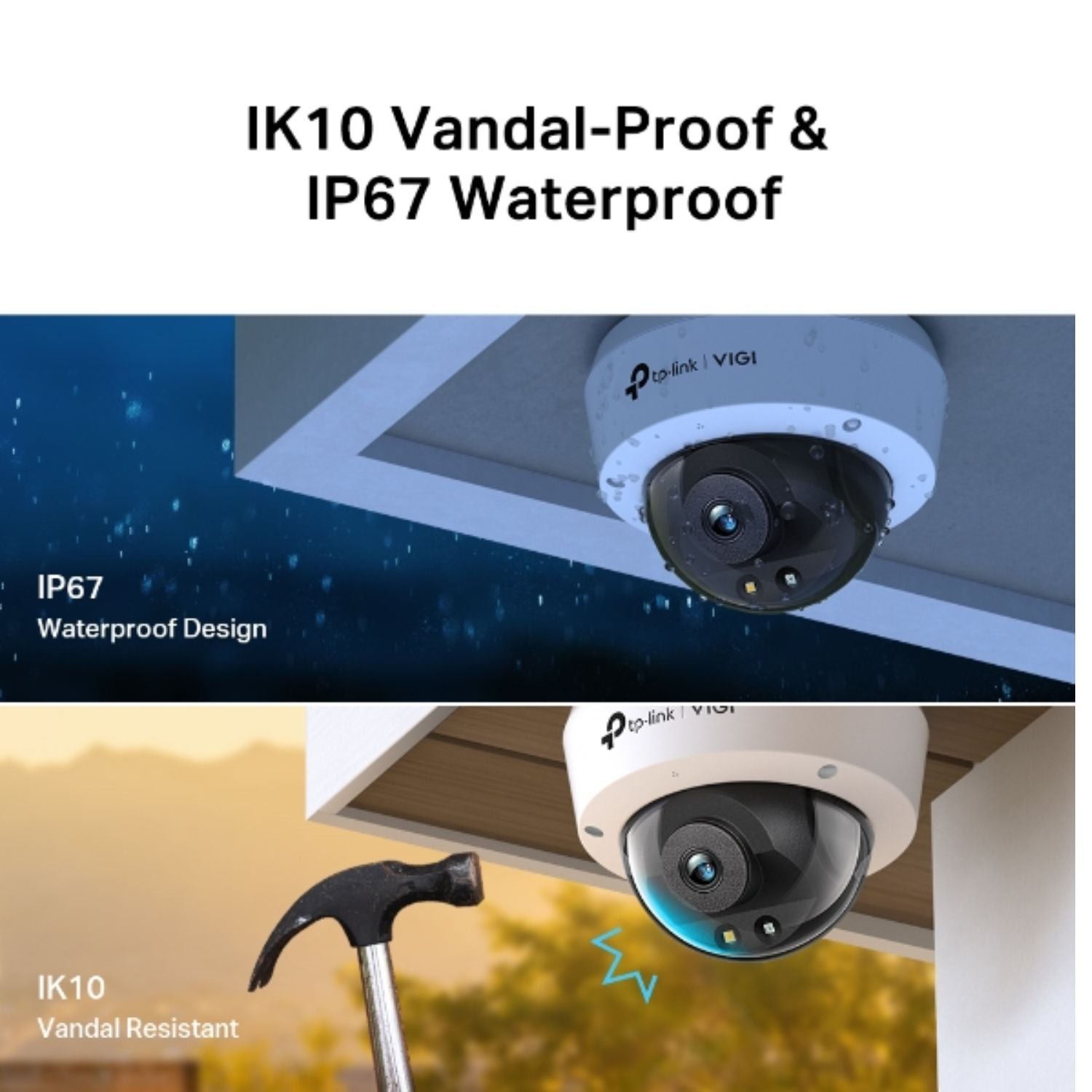 VIGI 5MP Full-Colour Dome Security Camera | 24/7 Vision TP-LINK