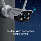 VIGI 4MP Wireless Outdoor Security Camera | 24/7 Color Vision TP-LINK