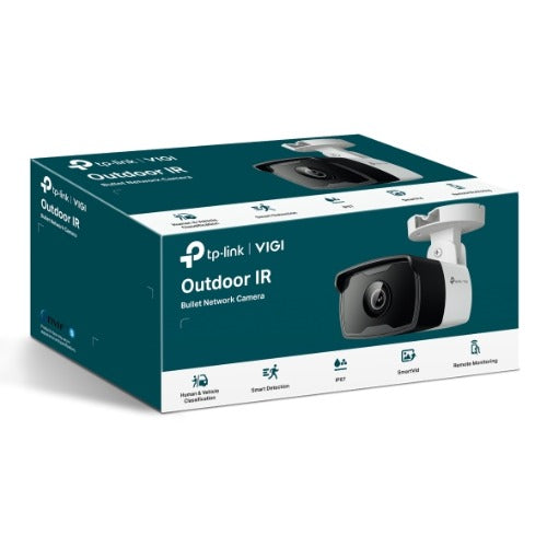 TP-Link VIGI 4MP C340I(2.8mm) Outdoor IR Bullet Network Camera, 2.8mm Lens, Smart Detection, 3YW VIG - VIGI C340I(2.8mm)