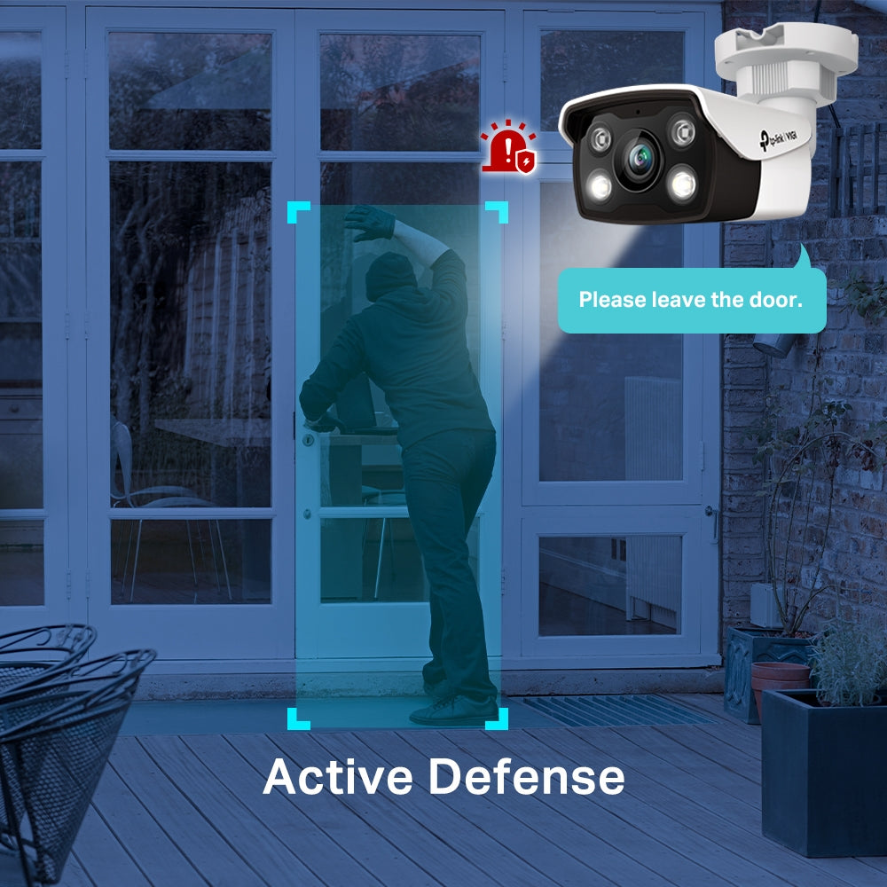 TP-Link VIGI C350 5MP Full-Colour Outdoor AI Security Camera TP-LINK