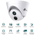 VIGI C440I 4MP Turret PoE Network Security Camera with Smart Detection TP-LINK
