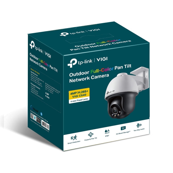 VIGI 4MP HD Outdoor Full-Color Pan Tilt Security Camera TP-LINK