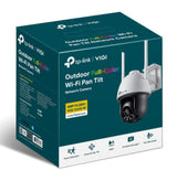 TP-Link VIGI 4MP C540-W(4mm) Outdoor Full-Colour Wi-Fi Pan Tilt Network Camera, 4mm Lens, Smart Dete - VIGI C540-W(4mm)