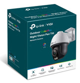 TP-Link VIGI 4MP C540S(4mm) Outdoor ColourPro Night Vision Pan Tilt Network Camera, 4mm Lens, Smart Detection