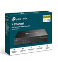 VIGI 4-Channel 4K PoE NVR - 8MP Security Camera Recorder TP-LINK