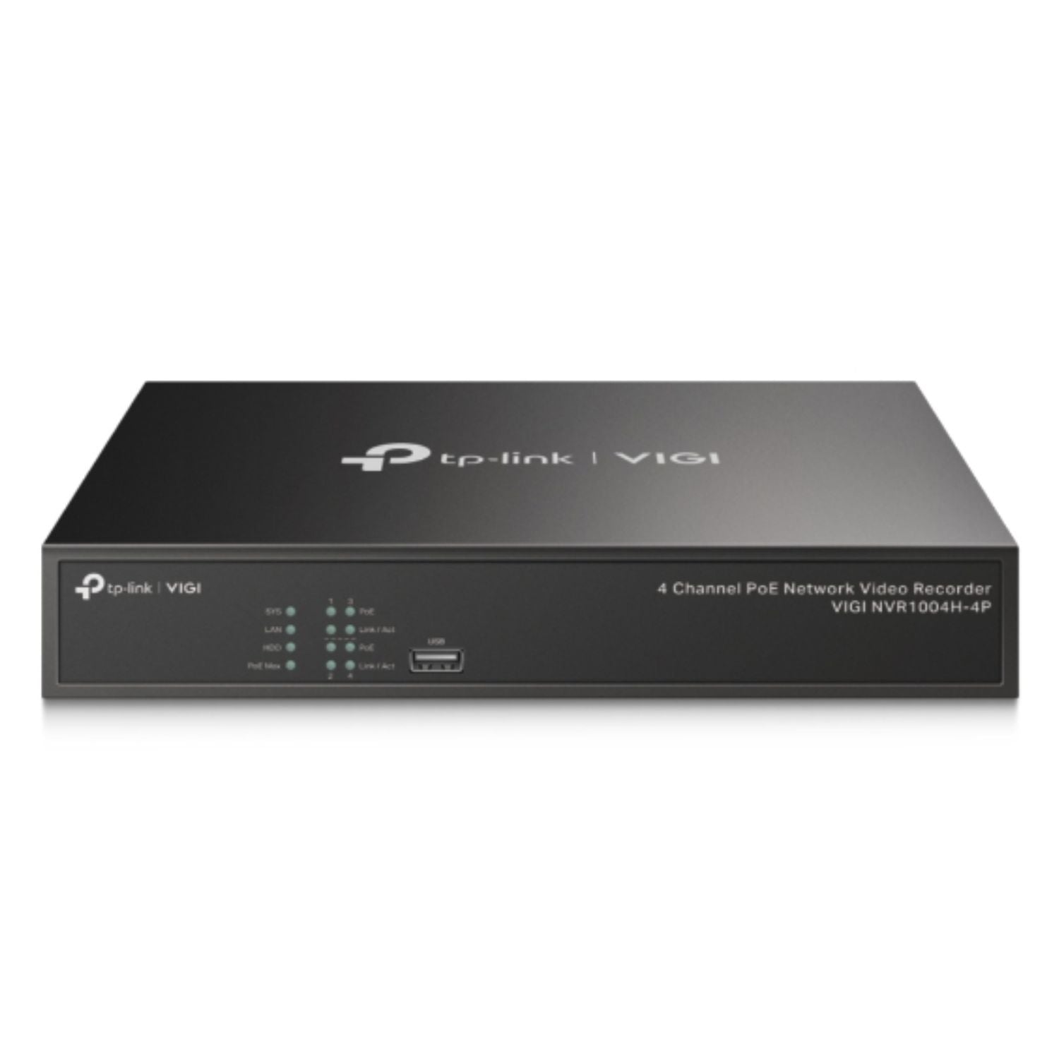 VIGI 4-Channel 4K PoE NVR - 8MP Security Camera Recorder TP-LINK