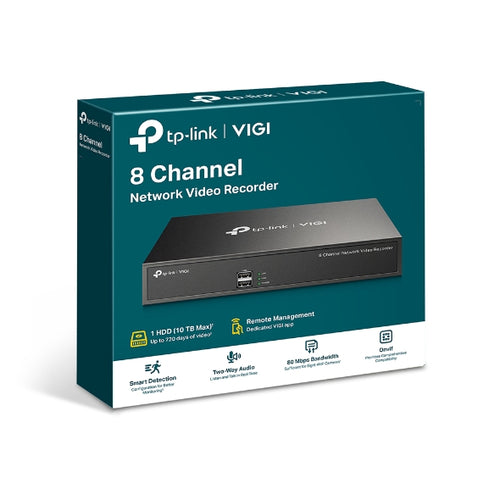 (CH)TP-Link VIGI NVR1008H 8 Channel Network Video Recorder, 24/7 Continuous Recording, Up To 10TB 4 - VIGI NVR1008H