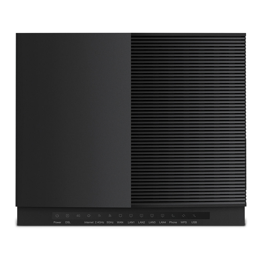 TP-Link VX420-G2h AX5400 Hybrid Wi-Fi 6 Modem Router with VoIP，up to 5.4Gbps, Support DSL, Ethernet WAN，4xGiga