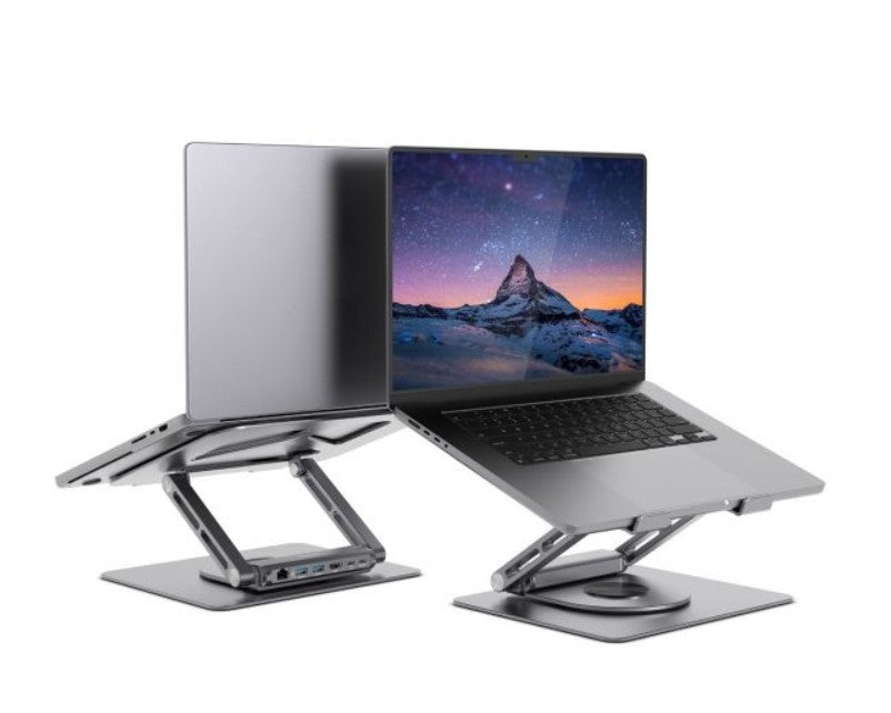 mbeat Stage S12 Rotating Laptop Stand & USB-C Docking Station MBEAT