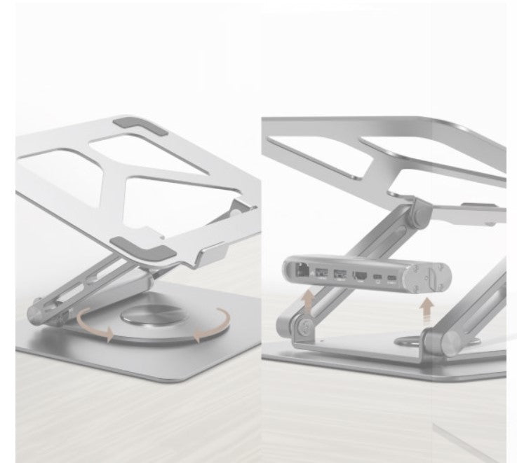 mbeat Stage S12 Rotating Laptop Stand & USB-C Docking Station MBEAT