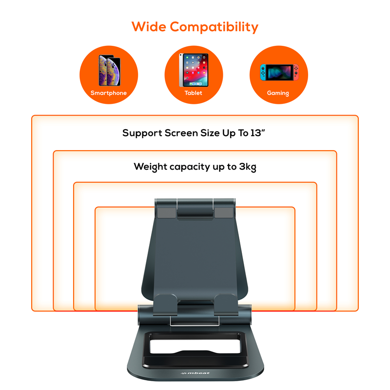 mbeat Stage S4 Adjustable Foldable Phone & Tablet Stand MBEAT