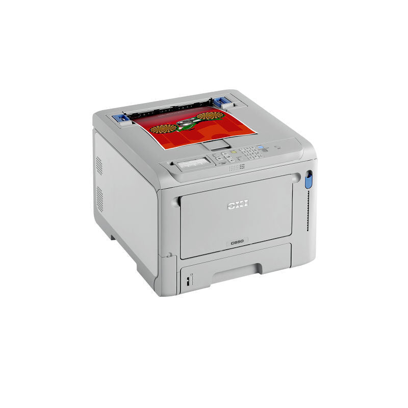 OKI C650dn A4 Colour Duplex Network Printer - Compact & Fast OKI