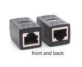 Just You PC Oxhorn RJ45 Ethernet Inline 8 pins Coupler / Joiner Female to Female F-F Gold plated connections B
