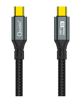 Just You PC Oxhorn USB 3.2 Gen 2×2 3m USB-C to USB-C 20Gbps 8K@60Hz 20V 100W E-Marker Chip Black fast charging