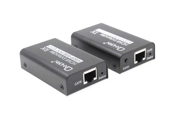 1080p HDMI Extender 60m Over Cat6 with POE - Easy Setup