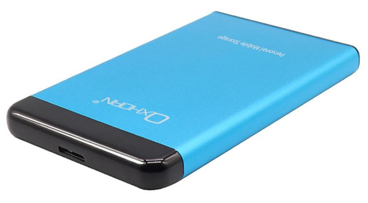 Oxhorn USB 3.0 2.5 SATA HDD SSD Enclosure - Blue UH-321 Just You PC