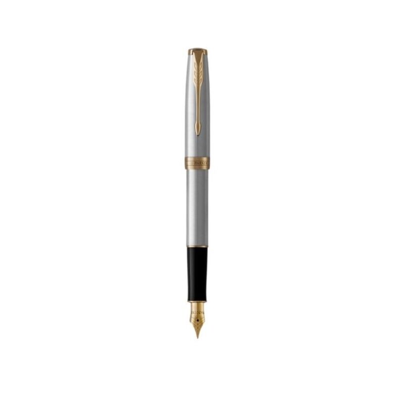Parker Sonnet Red Fountain Pen - Elegant Writing Experience 