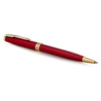 Parker Sonnet Red Lacquer Gold Trim Ballpoint Pen 