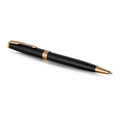 Parker Sonnet Black Lacquer Gold Trim Ballpoint Pen 