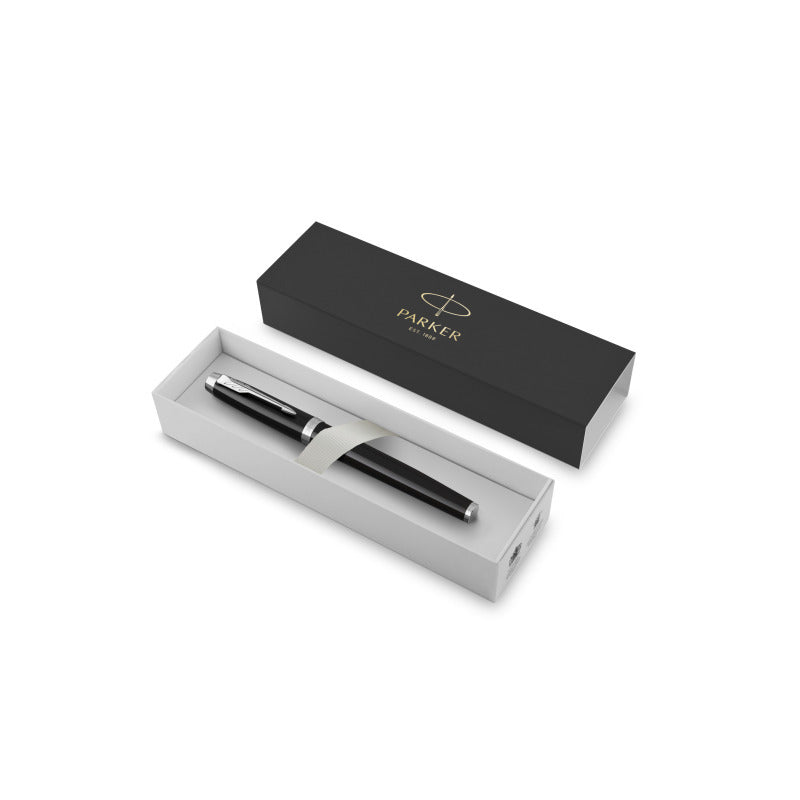 Parker IM Black Fountain Pen - Smooth & Professional 