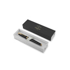 Parker IM Black Fountain Pen with Gold Trim 