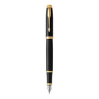 Parker IM Black Fountain Pen with Gold Trim 