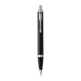 Parker IM Ballpoint Pen - Black with Chrome Trim, Medium Blue Ink 