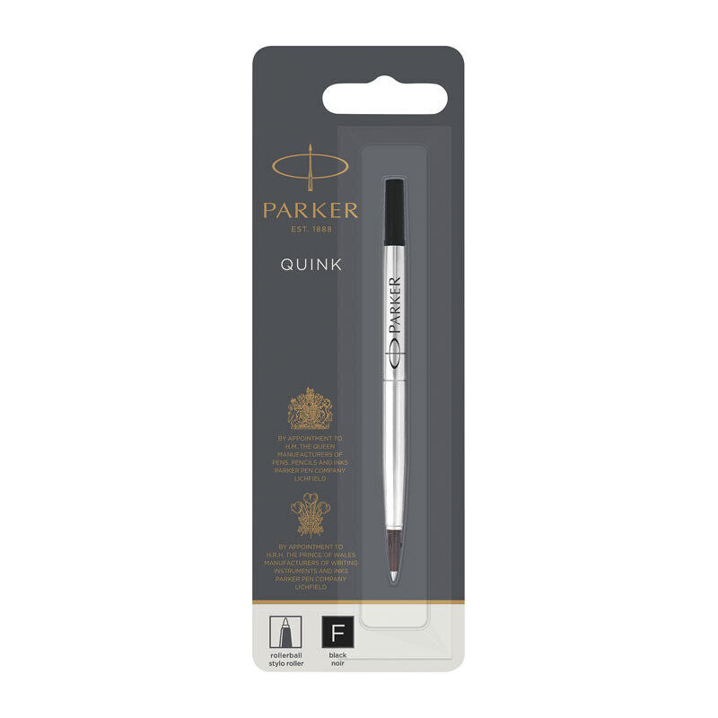 Parker RB Rollerball Refill - Fine Black Ink 