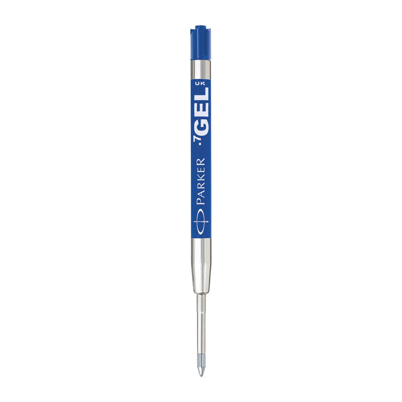 Genuine Parker Gel Pen Refill - 0.7mm Blue Ink (Medium Point) 
