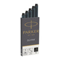 Parker Black Fountain Pen Ink Refills - 5 Pack 