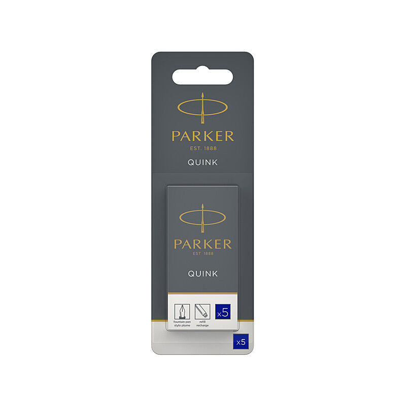 Parker Blue Fountain Pen Ink Cartridges - 60 Refills Bulk Pack 