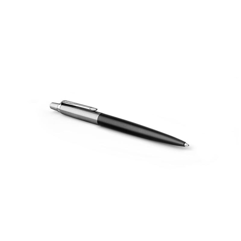 Parker Jotter Bond Street Black Ballpoint Pen with Chrome Trim 