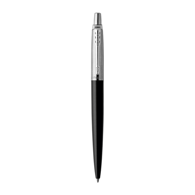 Parker Jotter Bond Street Black Ballpoint Pen with Chrome Trim 