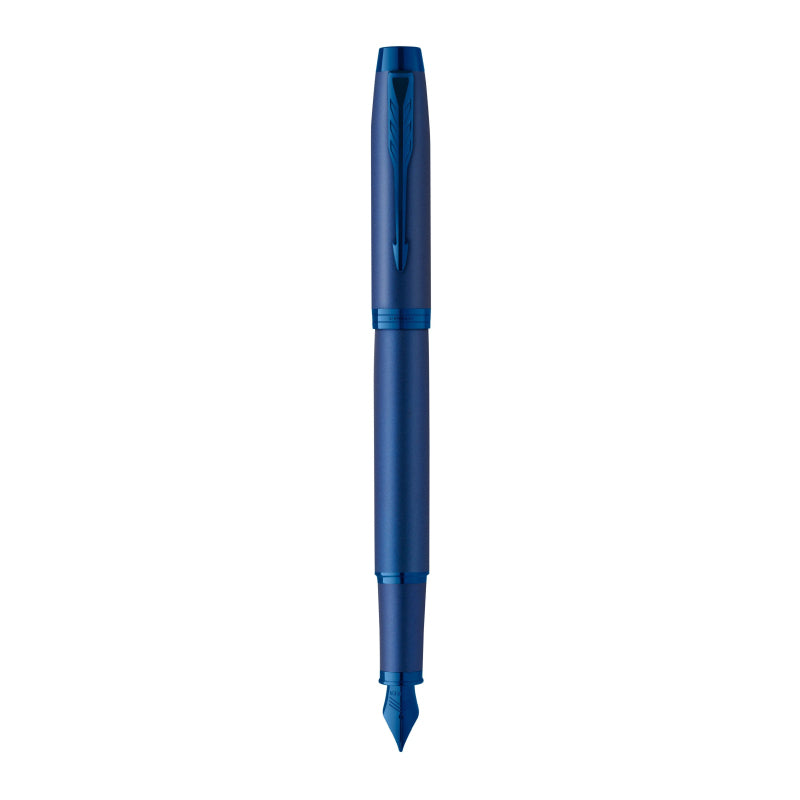 Parker IM Monochrome Blue Fountain Pen | Elegant & Smooth 